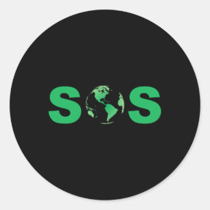 Adesivo Dia da Terra Sos Pro-Science Salve O Planeta Suste
