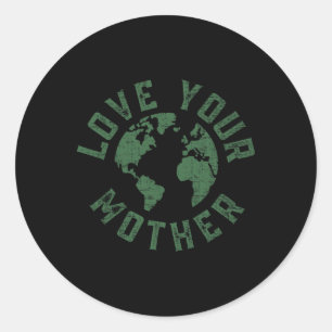Adesivo Dia da Terra Todo Dia Ama Seu Planeta Mãe Enviro