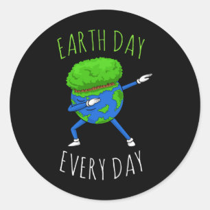 Adesivo Dia da Terra Todo Dia Ciência Reciclar Ambiente Gi
