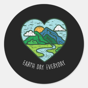 Adesivo Dia da Terra Todos os dias 22 de abril Gif ambient