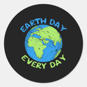 Adesivo Dia da Terra Todos os dias Dia da Terra 1 Aniversá