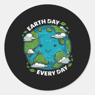 Adesivo Dia da Terra Todos Os Dias, Gpresente Ambiental Cu