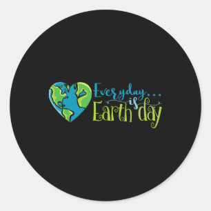 Adesivo Dia da Terra Todos Os Dias O Arco-Íris Torna A Ter
