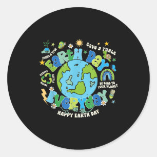 Adesivo Dia da Terra todos os dias salve o planeta amante