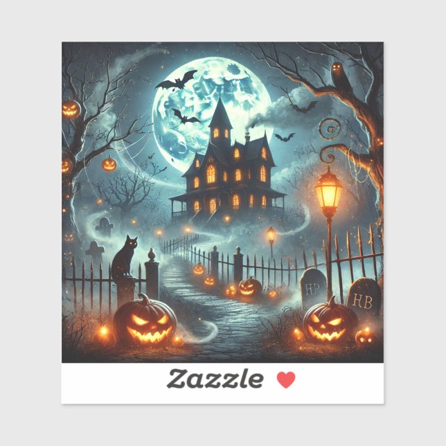 Adesivo Dia das Bruxas (Folha)