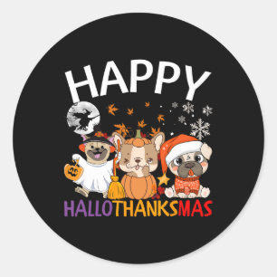 Adesivo Dia das Bruxas Dia de Ação de Graças Natal Feliz D