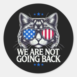 Adesivo Dia das Eleições Norte-Americanas 2024 Não Voltare