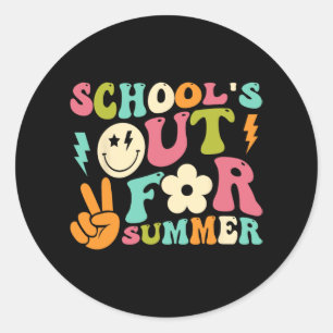 Adesivo Dia das Escolas de Groovy Fora para o Ensino de Ve