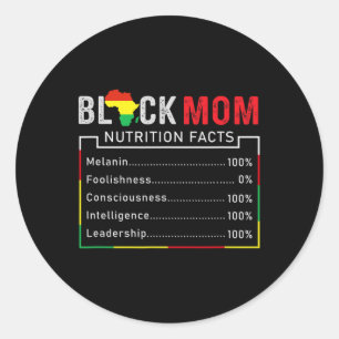 Adesivo Dia das Mães da História Negra Melanina Afro-Ameri