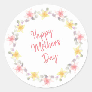 Adesivo Dia das mães feliz