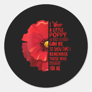 Adesivo Dia das Veteranas, Para Não Esquecermos o Flor Ver