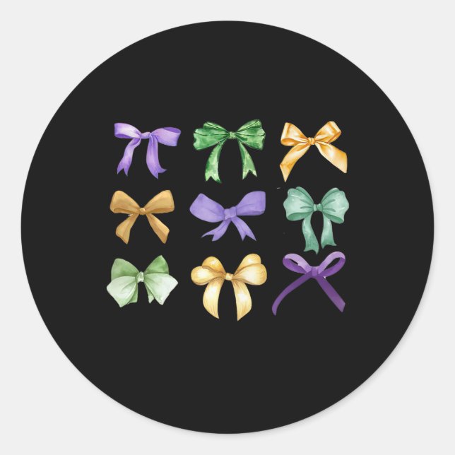 Adesivo Dia de Ação de Graças à Turquia - Retro Mardi (Frente)