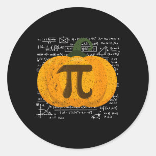 Adesivo Dia de Ação de Graças da Turquia Pumpkin Pie Pi Fr
