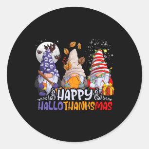Adesivo Dia de Ação de Graças dos Gnomos de Hallothanksmas