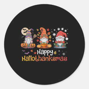 Adesivo Dia de Ação de Graças dos Gnomos de Hallothanksmas