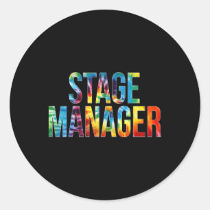 Adesivo Dia de Apreciação do Stage Manager Tie Dye Olá Byc