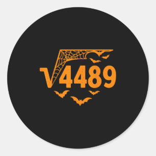 Adesivo Dia de as Bruxas engraçado 67 Teac Matemático Root