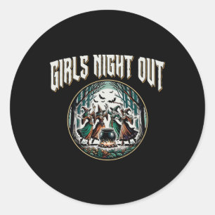 Adesivo Dia de as Bruxas engraçado de Bruxas Daninhas Notu