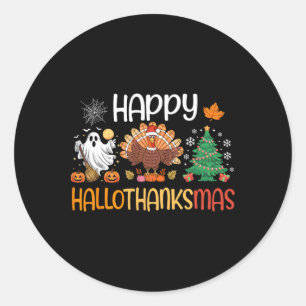 Adesivo Dia de as Bruxas engraçado de Camisa de Hallothank