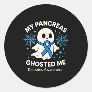 Adesivo Dia de as Bruxas engraçado Diabetes Sensibilização