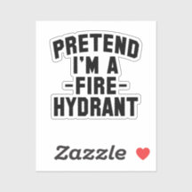 Dia de as Bruxas engraçado finge que sou um hidran