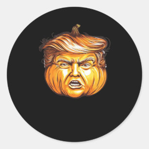 Adesivo Dia de as Bruxas engraçado Pumpkin Parody Político