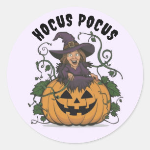 Adesivo Dia de as Bruxas engraçado Witch Sticker
