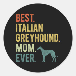 Adesivo Dia de as mães De "Greyhound Mãe De Cão" Italiano
