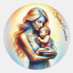 Adesivo Dia de as mães de maternidade ama a aura pastel su