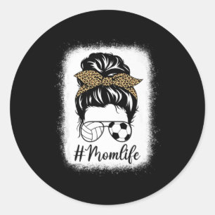 Adesivo Dia de as mães De Voleibol E Futebol Mamãe Má Vida