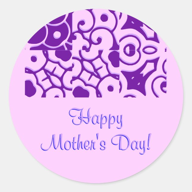 Adesivo Dia de as mães Designer Name II Sticker (Frente)