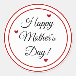 Adesivo Dia de as mães Feliz