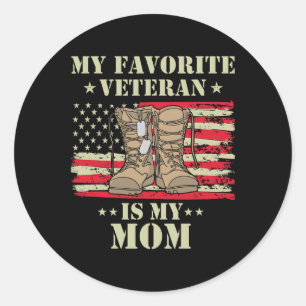 Adesivo Dia de as mães Veterano Meu Veterano Favorito É Mi