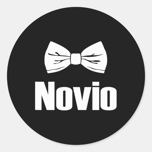 Adesivo Dia de casamento do Novio (Frente)