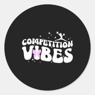 Adesivo Dia de Competição de Cheer Vibes Dia de Comp de Ch
