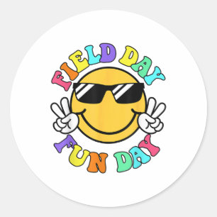 Adesivo Dia de Festa de Campo Diversão Sorria Cara Profess