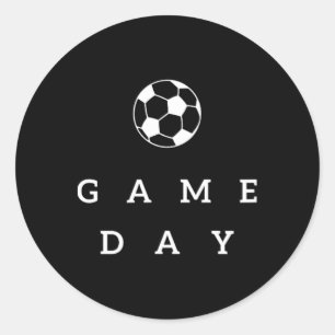 Adesivo Dia de Jogo de Futebol Mãe de Futebol Vai Aplaudir