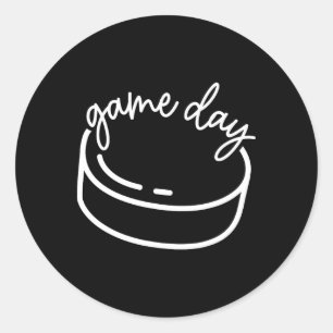 Adesivo Dia de Jogo Esportes Mãe de Hockey Pai Fã de Hocke