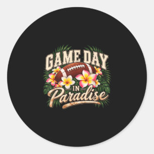 Adesivo Dia de jogo no paraíso futebol tropical