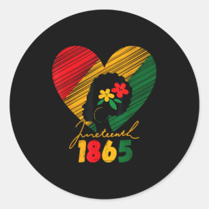 Adesivo Dia de Juneteenth mulheres negras lembrando meus a