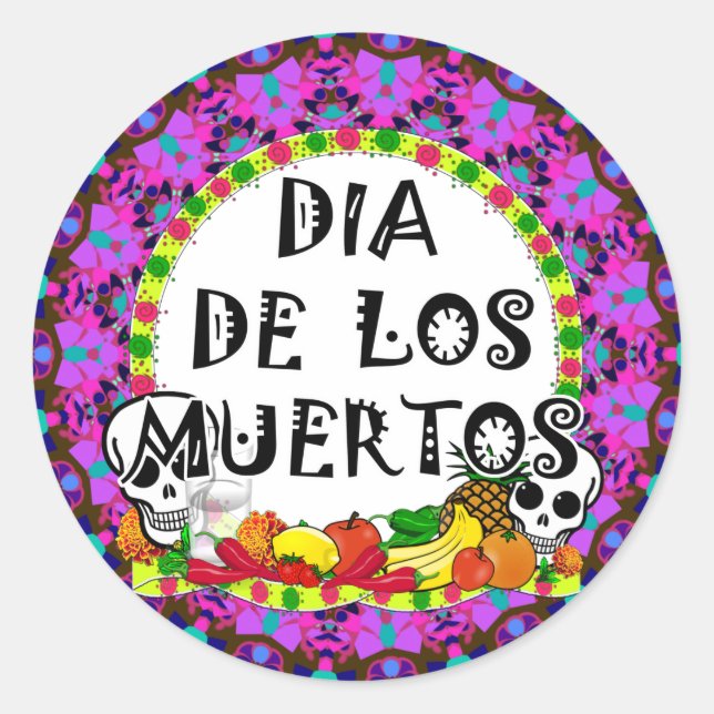 Adesivo Dia De Los Muertos (Frente)