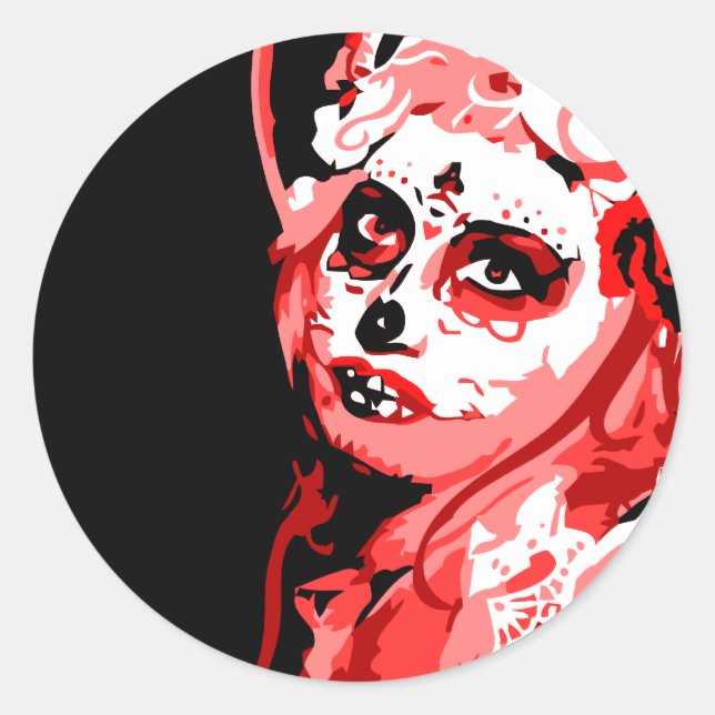 Adesivo dia de los muertos (Frente)