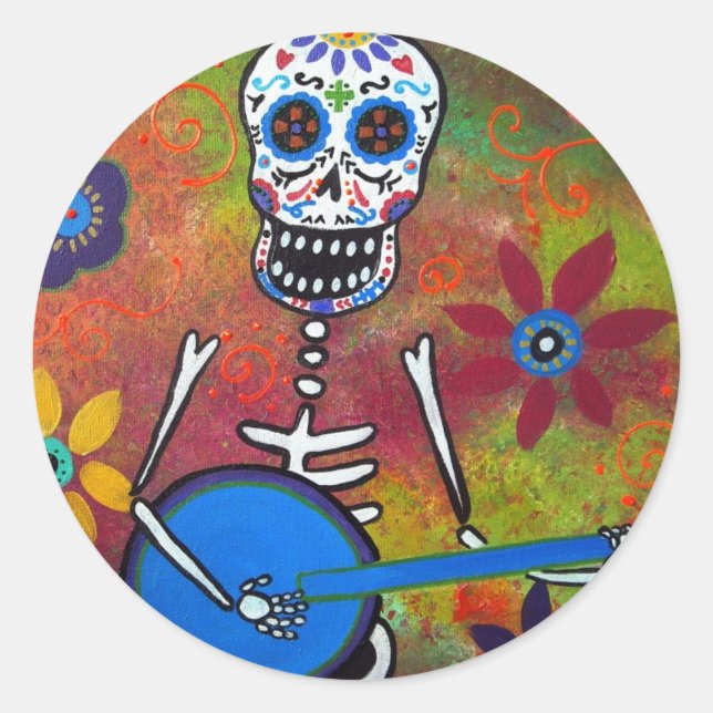 ADESIVO DIA DE LOS MUERTOS (Frente)