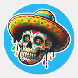 Adesivo Dia de los Muertos 4