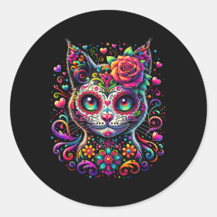 Adesivo Dia De Los Muertos Cinco De Mayo Cat Sugar Skype