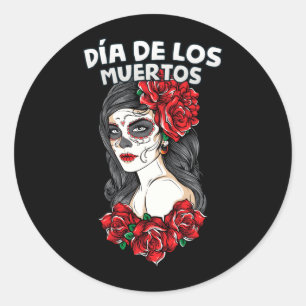 Adesivo Dia De Los Muertos Dia Do Órgão Governamental dele