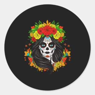 Adesivo Día De Muertos La Catrina Dia Dos Mortos Mulheres