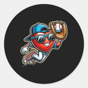 Adesivo Dia de os namorados Baseball Boys Crianças Engraça