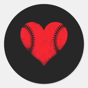 Adesivo Dia de os namorados Baseball Heart Sport Boys Teen