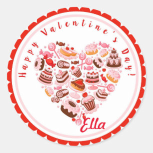 Adesivo Dia de os namorados Bolo